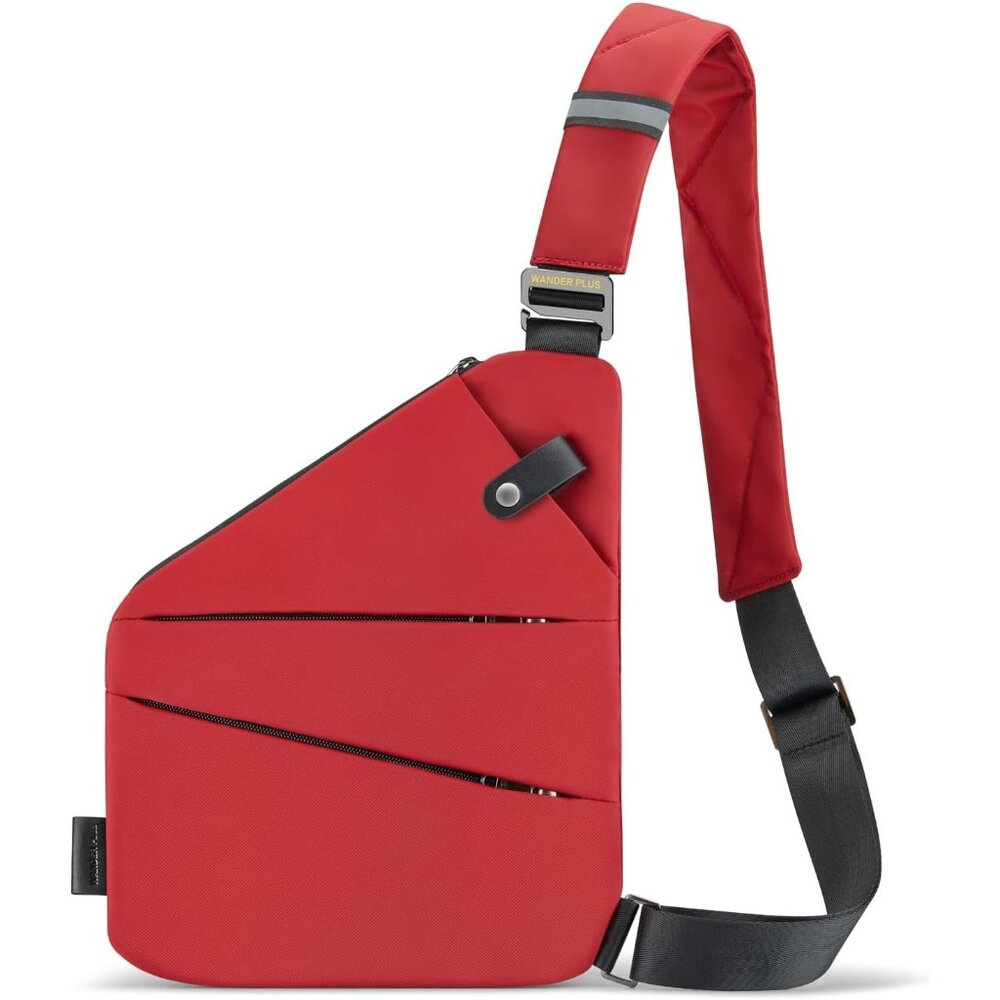 〽️Women Red Anti Theft Crossbody Shoulder theft Design Travel Sport Work Bag
